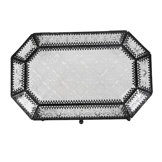 10" Glass Tombstone Terrarium by Ashland®